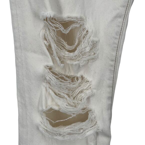 Frame Jeans Le Original Ripped Straight Leg High Rise size 24 - Picture 4 of 9